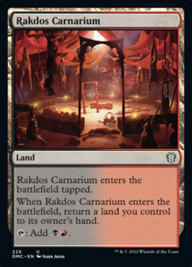 Rakdos Carnarium [Dominaria United Commander] | Gaming Infinity