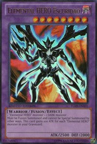 Elemental HERO Escuridao [Yu-Gi-Oh! GX Manga Promotional Cards] [YG09-EN001] | Gaming Infinity