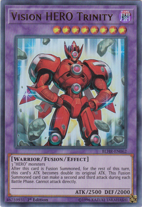 Vision HERO Trinity [BLHR-EN062] Ultra Rare | Gaming Infinity