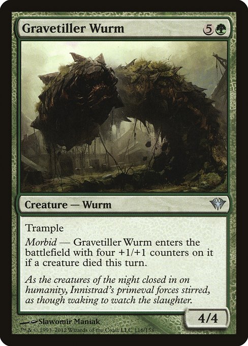 Gravetiller Wurm [Dark Ascension] | Gaming Infinity