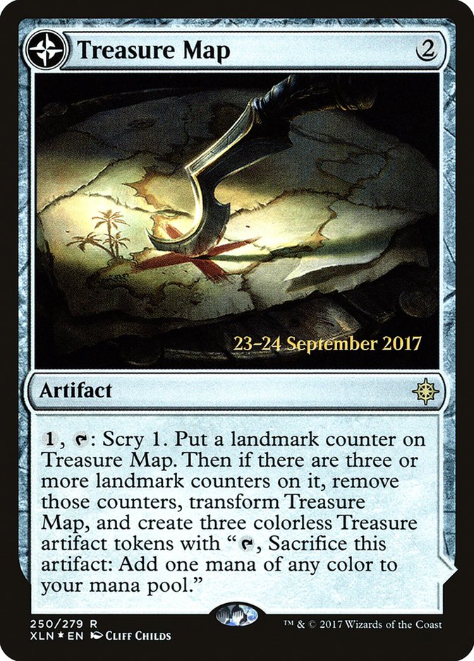 Treasure Map // Treasure Cove  [Ixalan Prerelease Promos] | Gaming Infinity