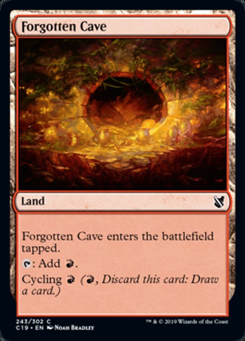 Forgotten Cave [Commander 2019] | Gaming Infinity
