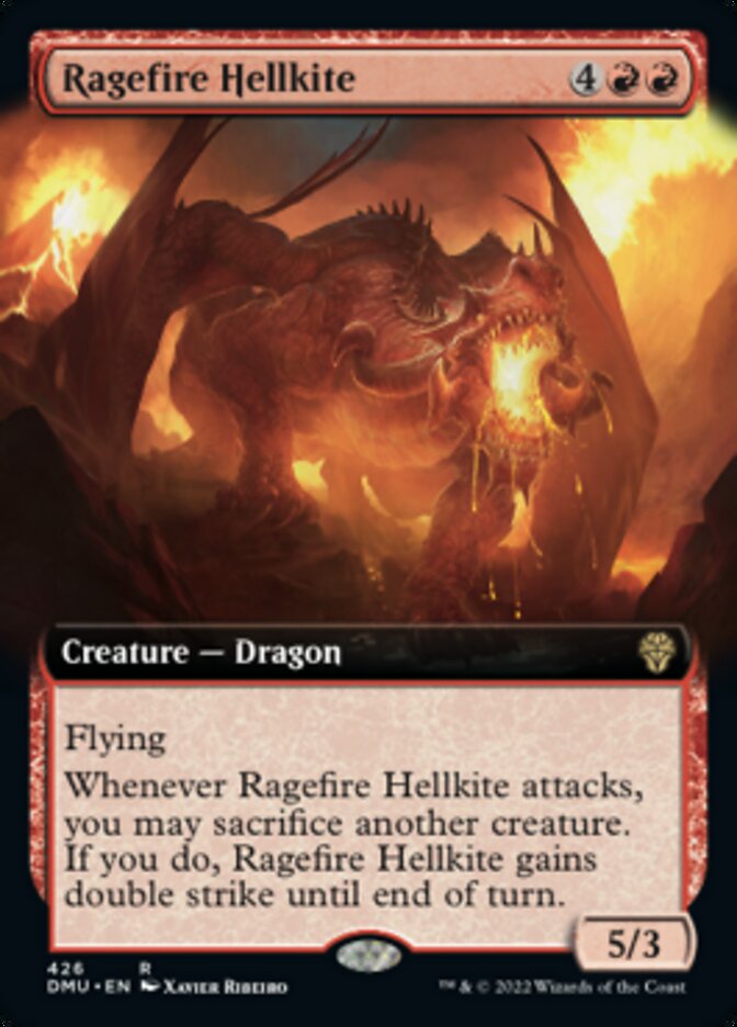 Ragefire Hellkite (Extended Art) [Dominaria United] | Gaming Infinity