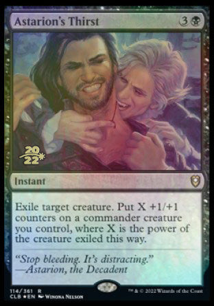 Astarion's Thirst [Commander Legends: Battle for Baldur's Gate Prerelease Promos] | Gaming Infinity