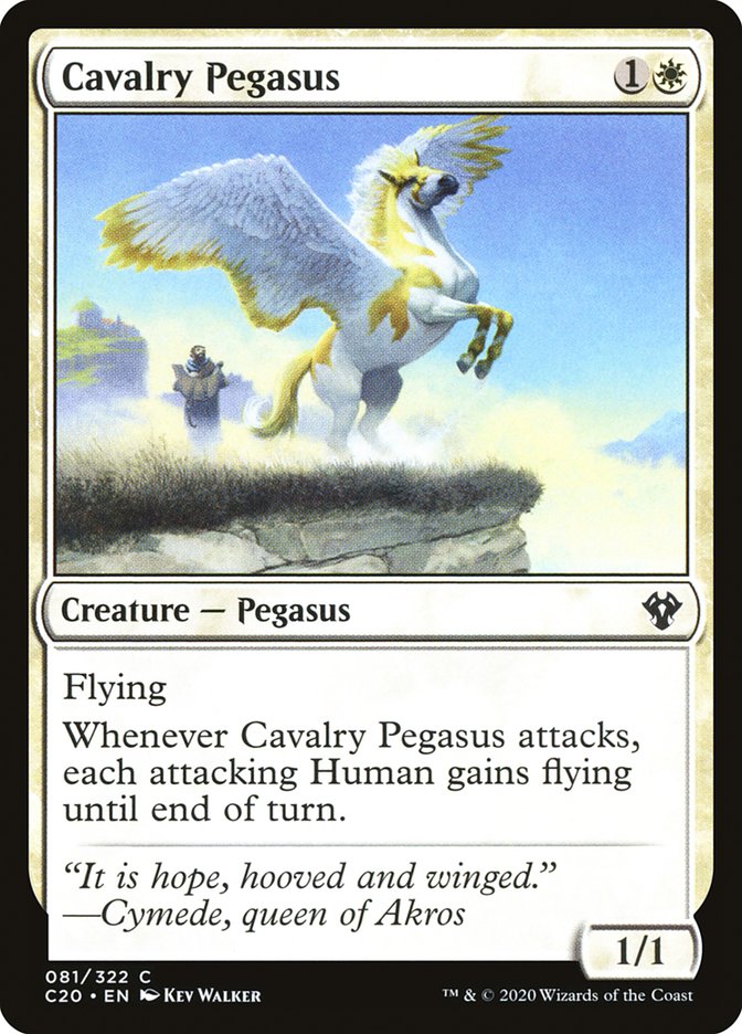 Cavalry Pegasus [Commander 2020] | Gaming Infinity