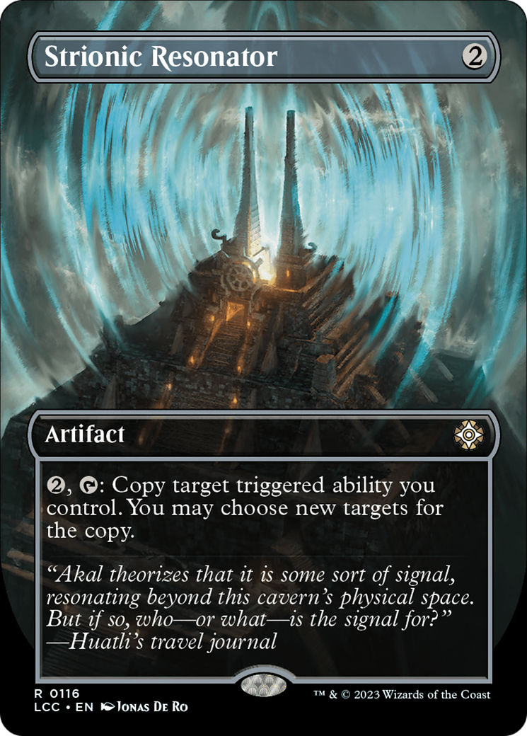 Strionic Resonator (Borderless) [The Lost Caverns of Ixalan Commander] | Gaming Infinity