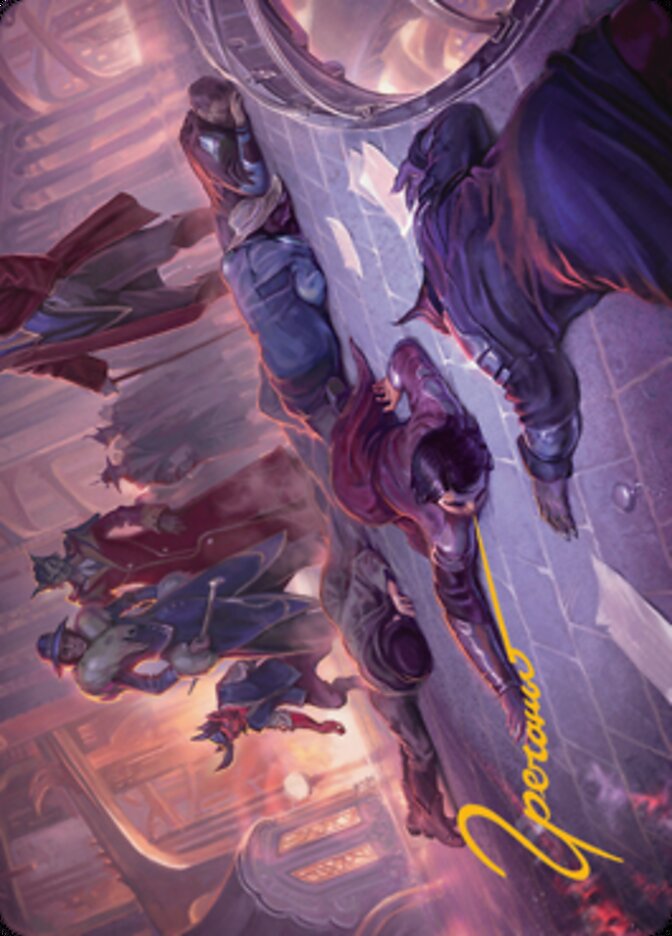 Make an Example Art Card (Gold-Stamped Signature) [Streets of New Capenna Art Series] | Gaming Infinity