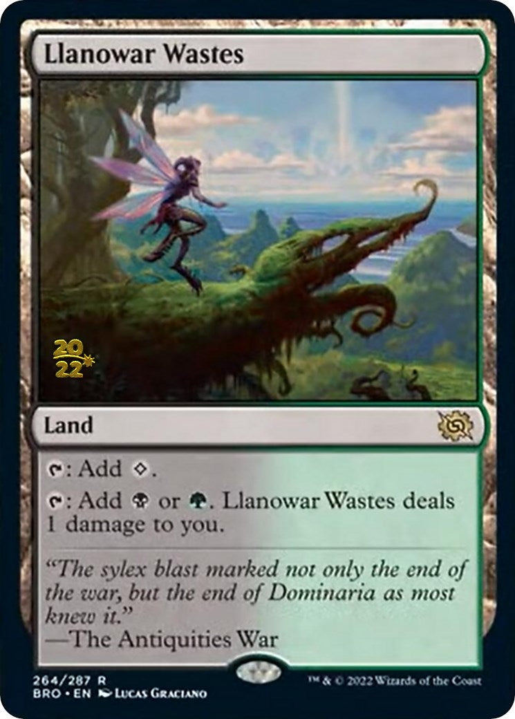 Llanowar Wastes [The Brothers' War: Prerelease Promos] | Gaming Infinity