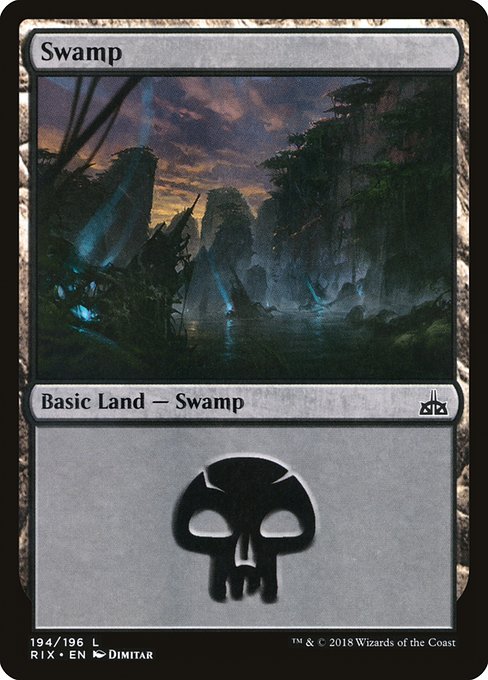 Swamp [Rivals of Ixalan] | Gaming Infinity