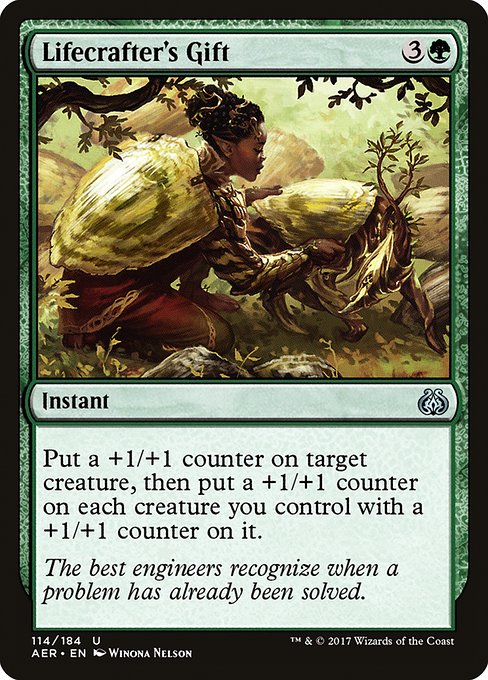 Lifecrafter's Gift [Aether Revolt] | Gaming Infinity