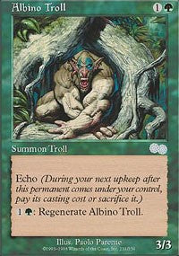 Albino Troll [Urza's Saga] | Gaming Infinity