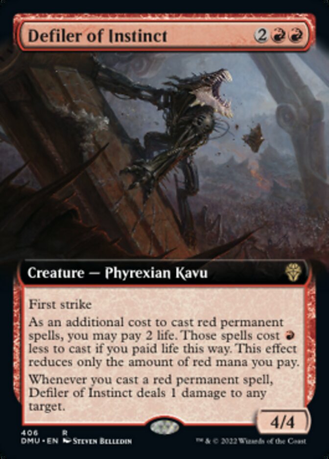 Defiler of Instinct (Extended Art) [Dominaria United] | Gaming Infinity