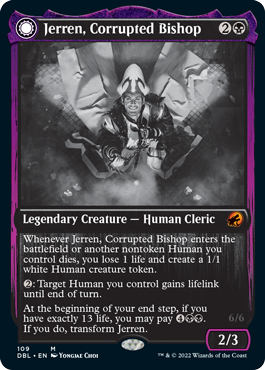 Jerren, Corrupted Bishop // Ormendahl, the Corrupted [Innistrad: Double Feature] | Gaming Infinity