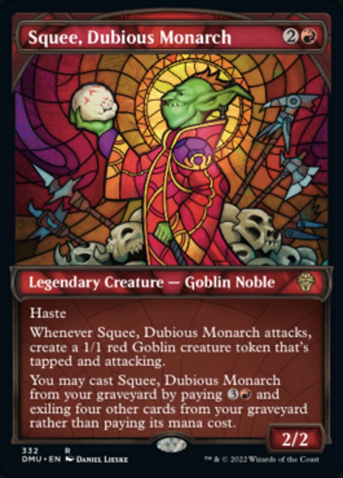 Squee, Dubious Monarch (Showcase Textured) [Dominaria United] | Gaming Infinity