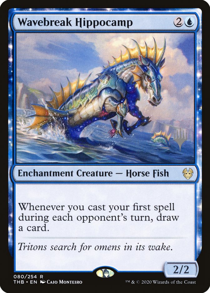 Wavebreak Hippocamp (Promo Pack) [Theros Beyond Death Promos] | Gaming Infinity