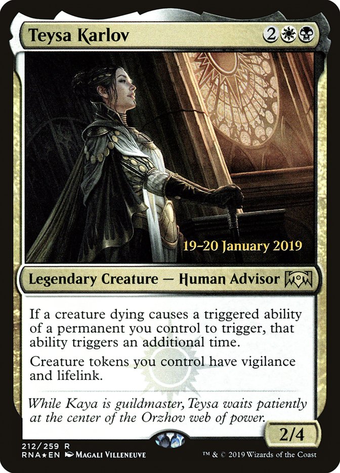 Teysa Karlov [Ravnica Allegiance Prerelease Promos] | Gaming Infinity