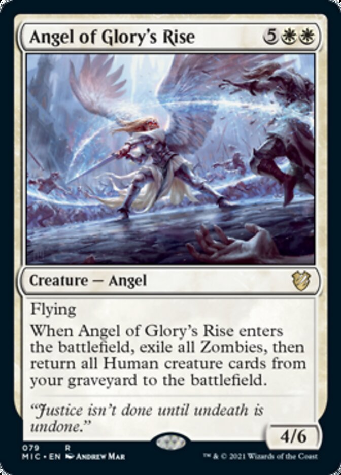 Angel of Glory's Rise [Innistrad: Midnight Hunt Commander] | Gaming Infinity