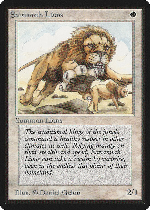 Savannah Lions [Limited Edition Beta] | Gaming Infinity