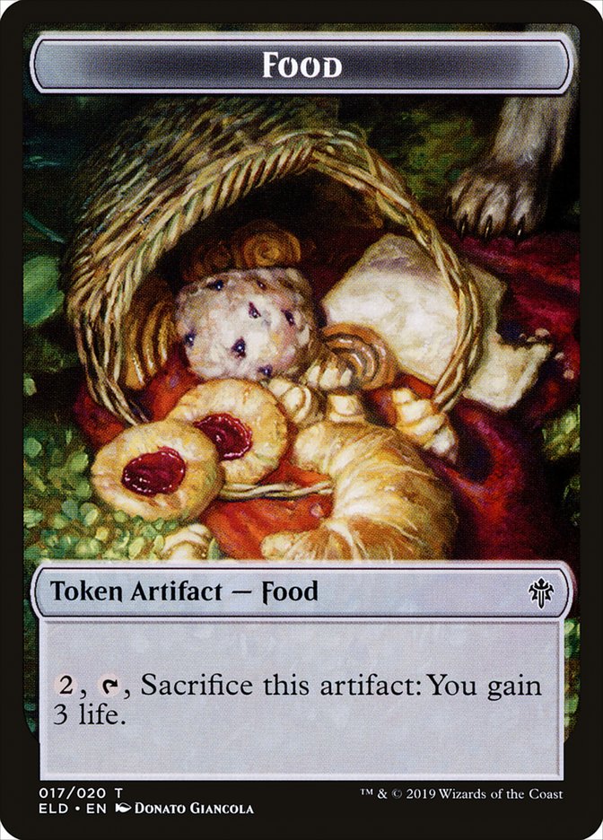 Food (017/020) [Throne of Eldraine Tokens] | Gaming Infinity