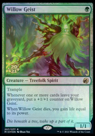 Willow Geist [Innistrad: Midnight Hunt Prerelease Promos] | Gaming Infinity