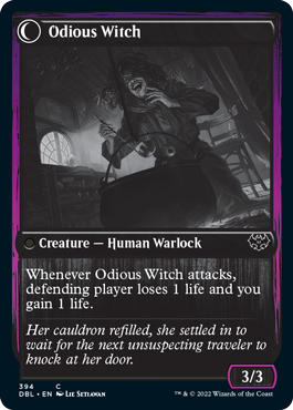 Ragged Recluse // Odious Witch [Innistrad: Double Feature] | Gaming Infinity