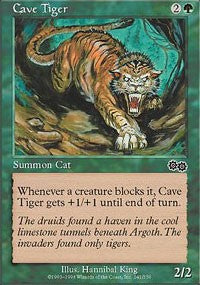 Cave Tiger [Urza's Saga] | Gaming Infinity