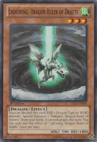 Lightning, Dragon Ruler of Drafts [Lord of the Tachyon Galaxy] [LTGY-EN098] | Gaming Infinity