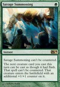 Savage Summoning [Magic 2014] | Gaming Infinity