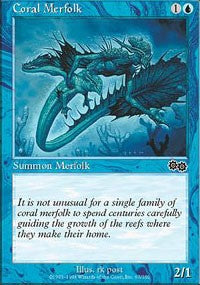 Coral Merfolk [Urza's Saga] | Gaming Infinity