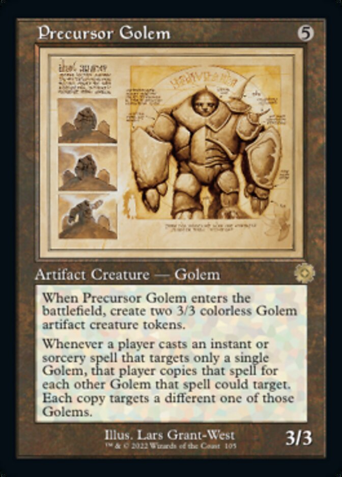 Precursor Golem (Retro Schematic) [The Brothers' War Retro Artifacts] | Gaming Infinity