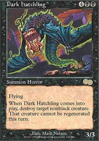 Dark Hatchling [Urza's Saga] | Gaming Infinity