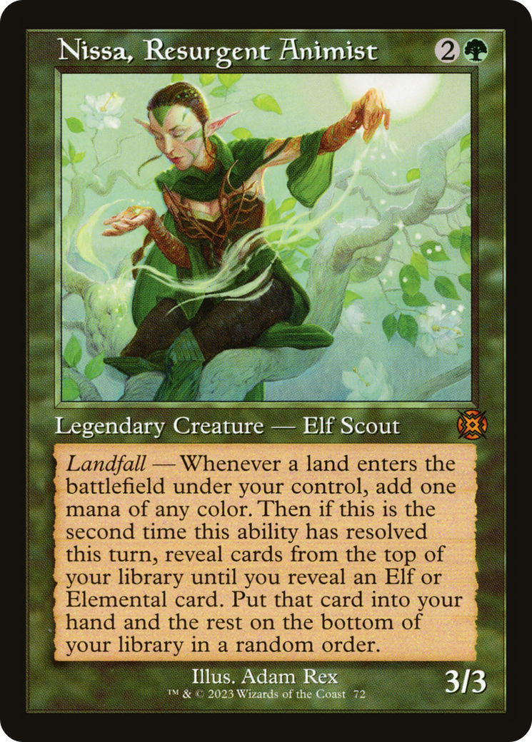 Nissa, Resurgent Animist (Retro) [March of the Machine: The Aftermath] | Gaming Infinity