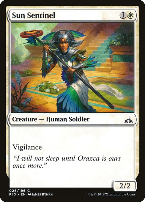 Sun Sentinel [Rivals of Ixalan] | Gaming Infinity