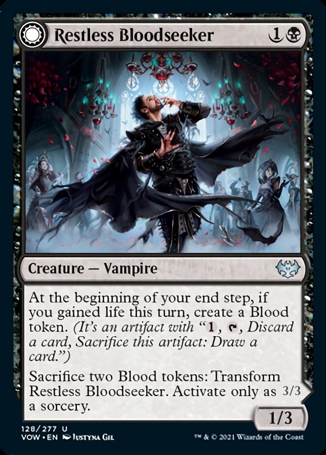 Restless Bloodseeker // Bloodsoaked Reveler [Innistrad: Crimson Vow] | Gaming Infinity