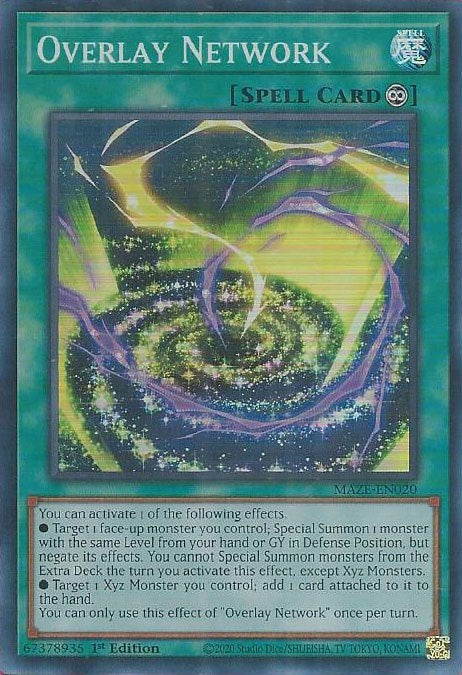 Overlay Network [MAZE-EN020] Super Rare | Gaming Infinity