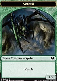 Spider // Dragon Double-Sided Token [Commander 2015 Tokens] | Gaming Infinity