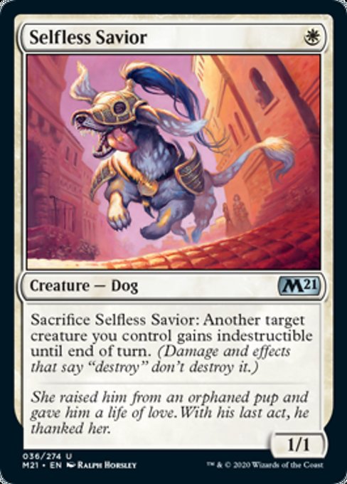 Selfless Savior [Core Set 2021] | Gaming Infinity