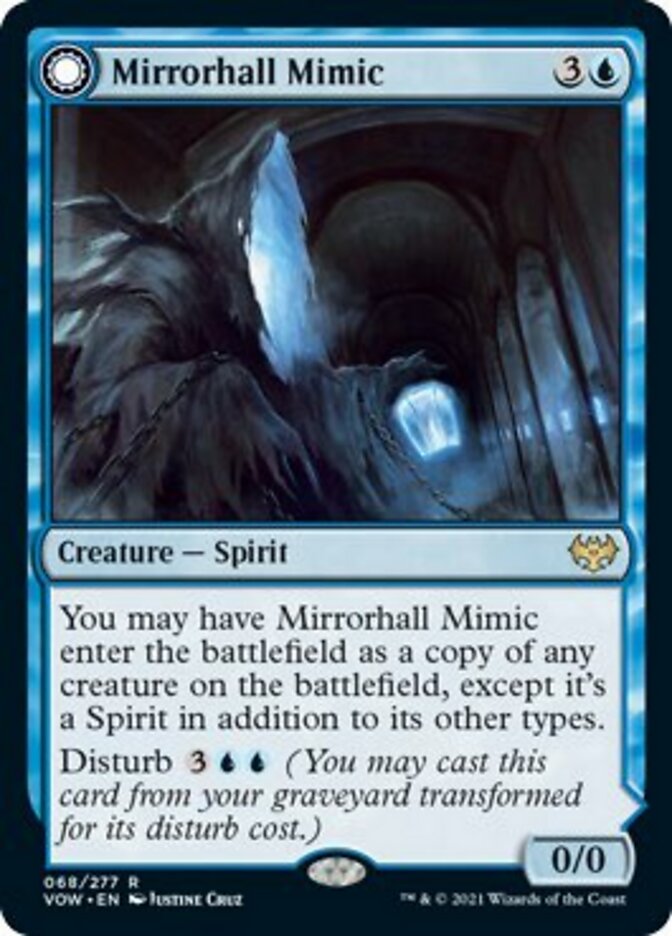 Mirrorhall Mimic // Ghastly Mimicry [Innistrad: Crimson Vow] | Gaming Infinity