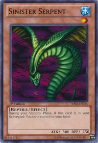 Sinister Serpent [Battle Pack 2: War of the Giants] [BP02-EN015] | Gaming Infinity