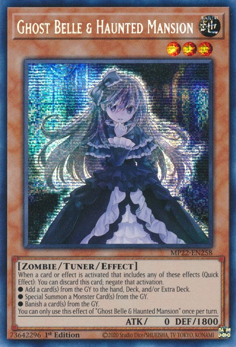 Ghost Belle & Haunted Mansion [MP22-EN258] Prismatic Secret Rare | Gaming Infinity