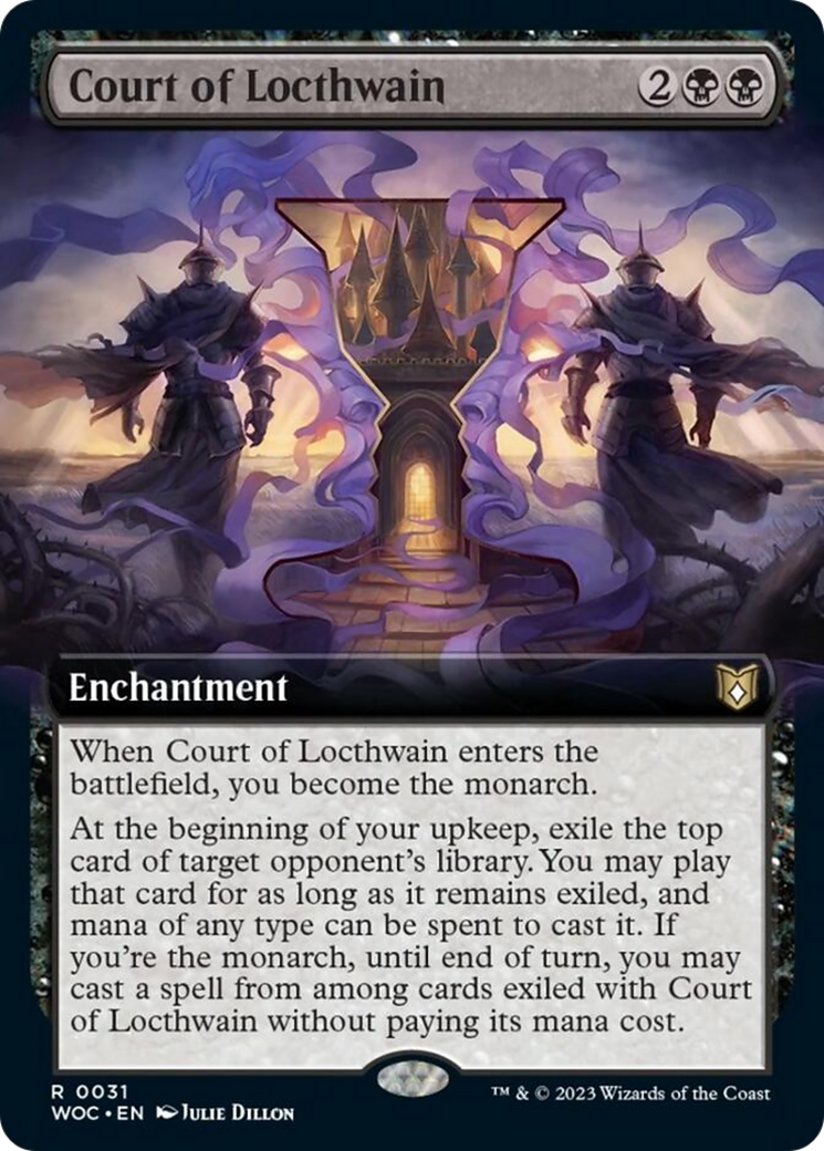 Court of Locthwain (Extended Art) [Wilds of Eldraine Commander] | Gaming Infinity