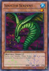 Sinister Serpent [Battle Pack 2: War of the Giants] [BP02-EN015] | Gaming Infinity