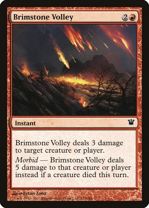 Brimstone Volley [Innistrad] | Gaming Infinity