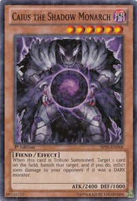 Caius the Shadow Monarch [Battle Pack: Epic Dawn] [BP01-EN018] | Gaming Infinity