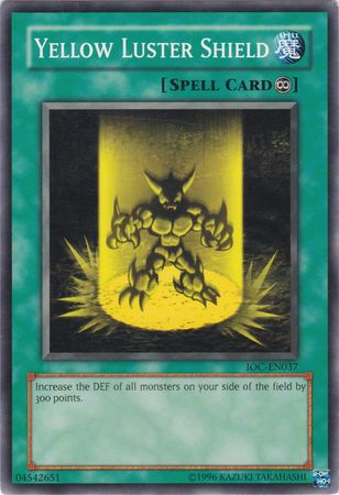 Yellow Luster Shield [IOC-EN037] Common | Gaming Infinity