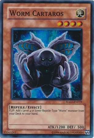 Worm Cartaros [HA01-EN019] Super Rare | Gaming Infinity