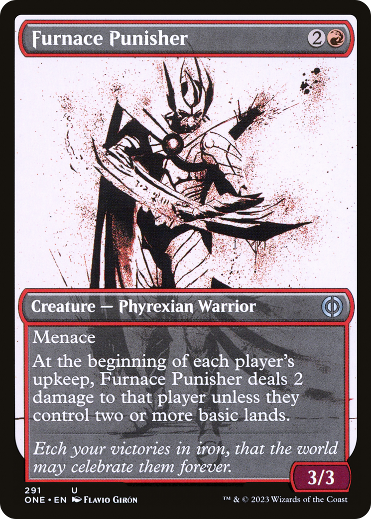 Furnace Punisher (Showcase Ichor) [Phyrexia: All Will Be One] | Gaming Infinity