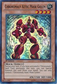 Chronomaly Aztec Mask Golem [Number Hunters] [NUMH-EN001] | Gaming Infinity
