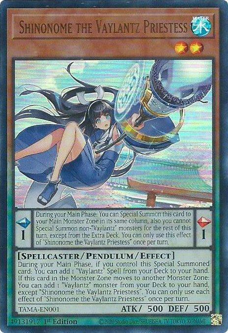 Shinonome the Vaylantz Priestess [TAMA-EN001] Ultra Rare | Gaming Infinity