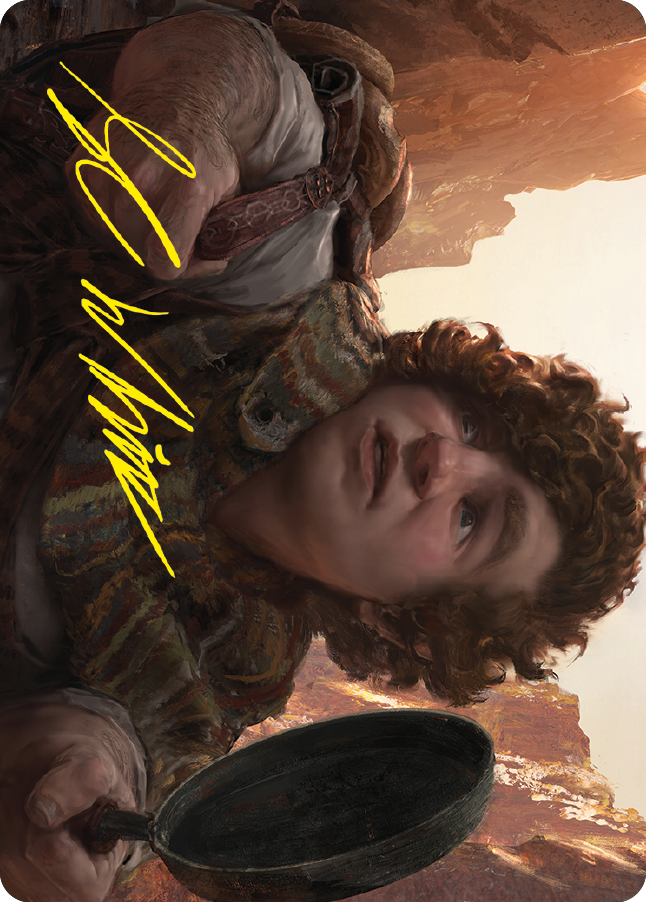 Sam, Loyal Attendant Art Card (Gold-Stamped Signature) [The Lord of the Rings: Tales of Middle-earth Art Series] | Gaming Infinity